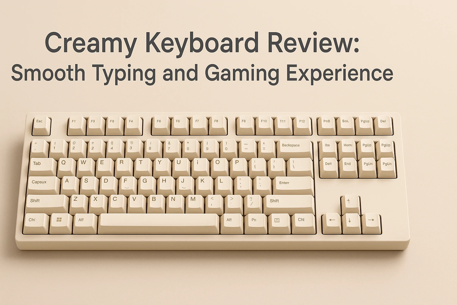 Read more about the article Creamy Keyboard Review: Smooth Typing and Gaming Experience