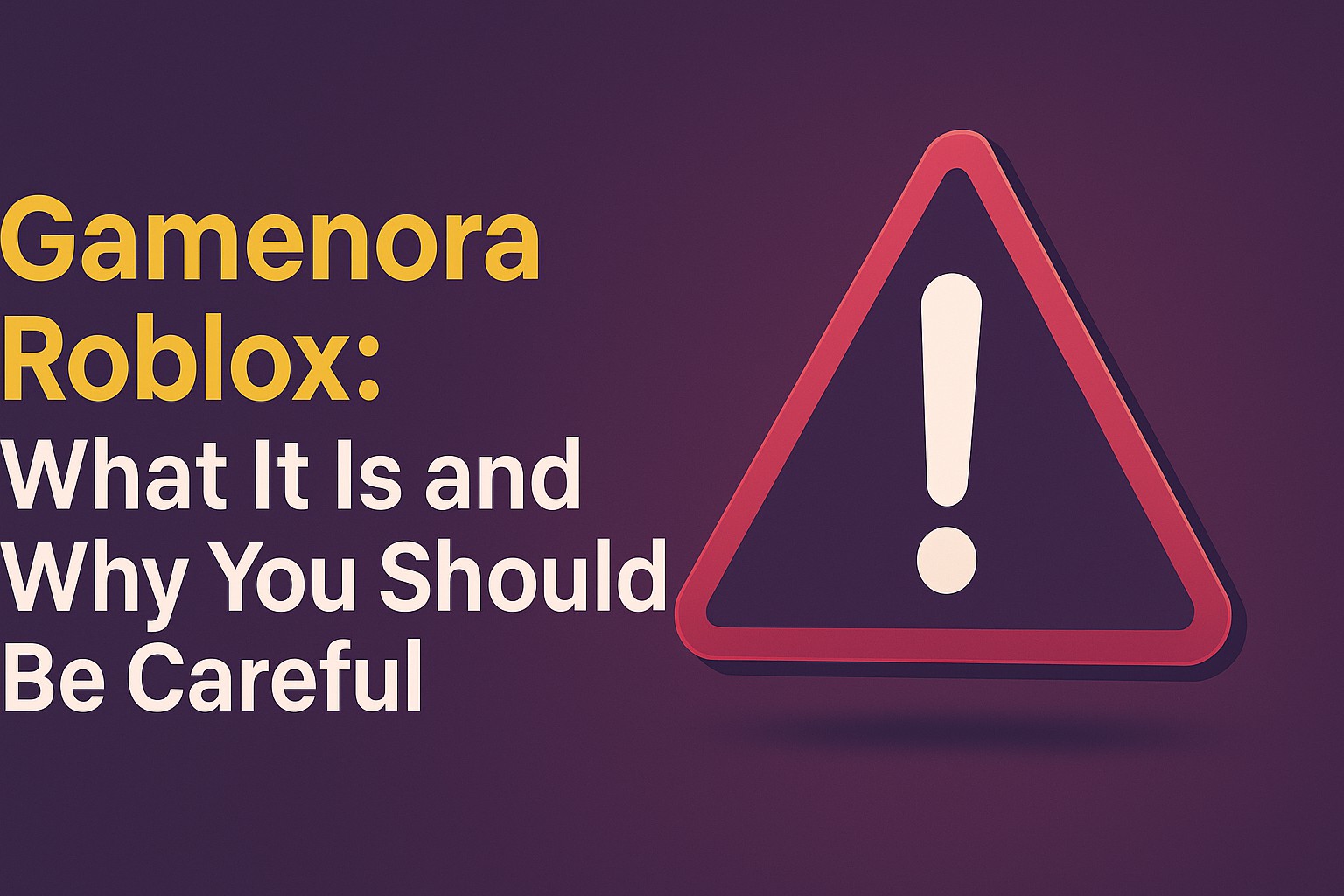 You are currently viewing Gamenora Roblox: What It Is and Why You Should Be Careful