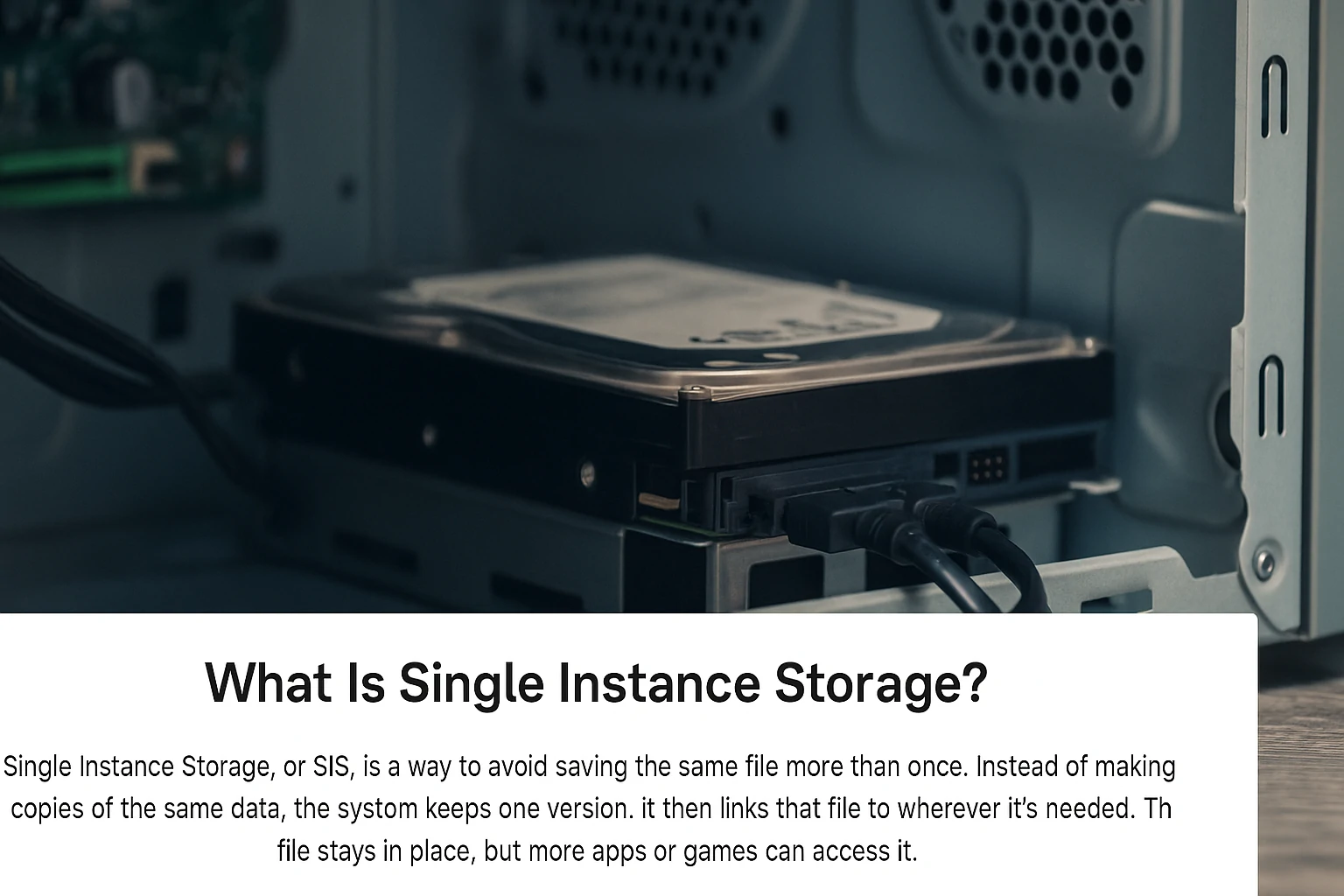 Single Instance Storage