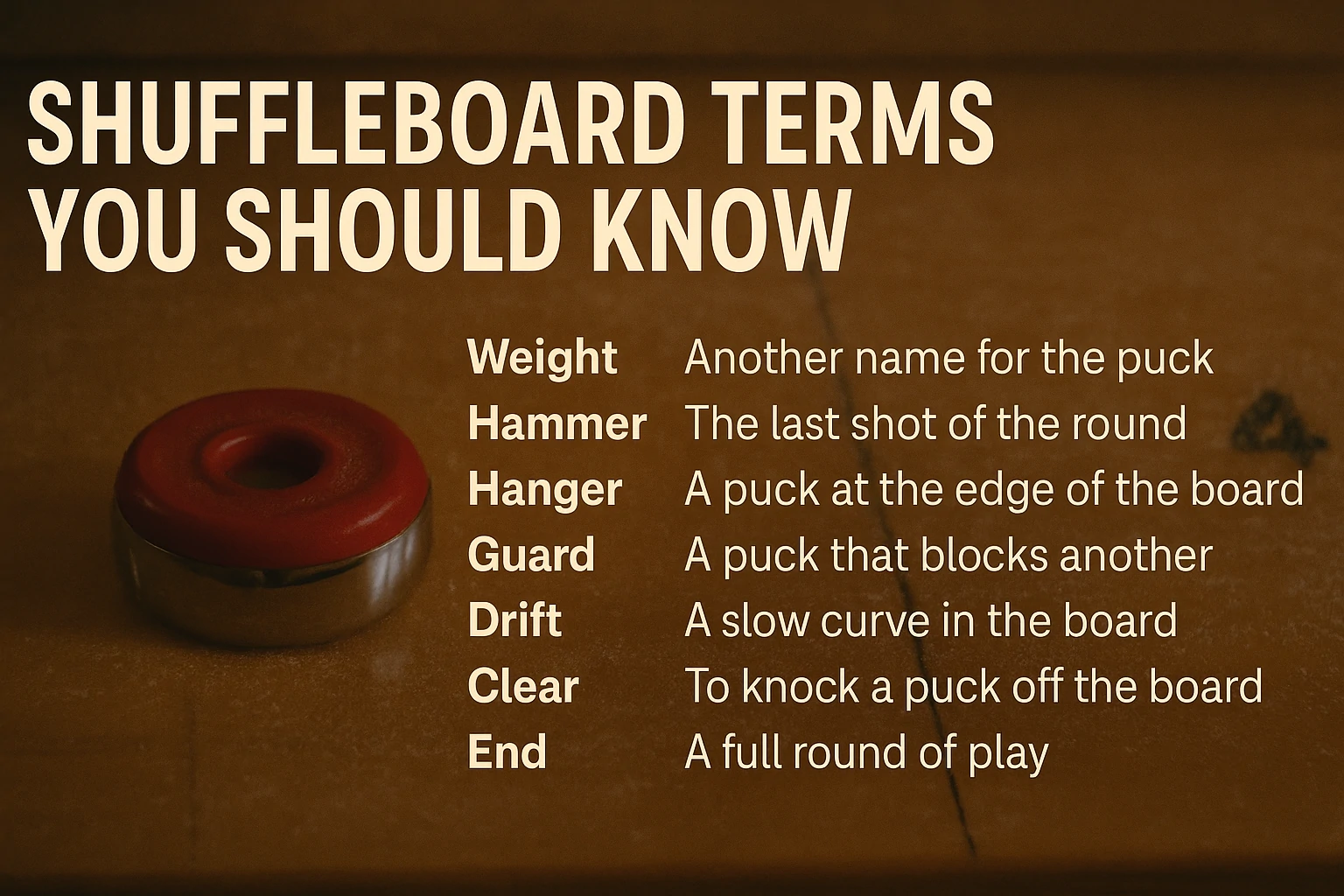 How to Play Shuffleboard