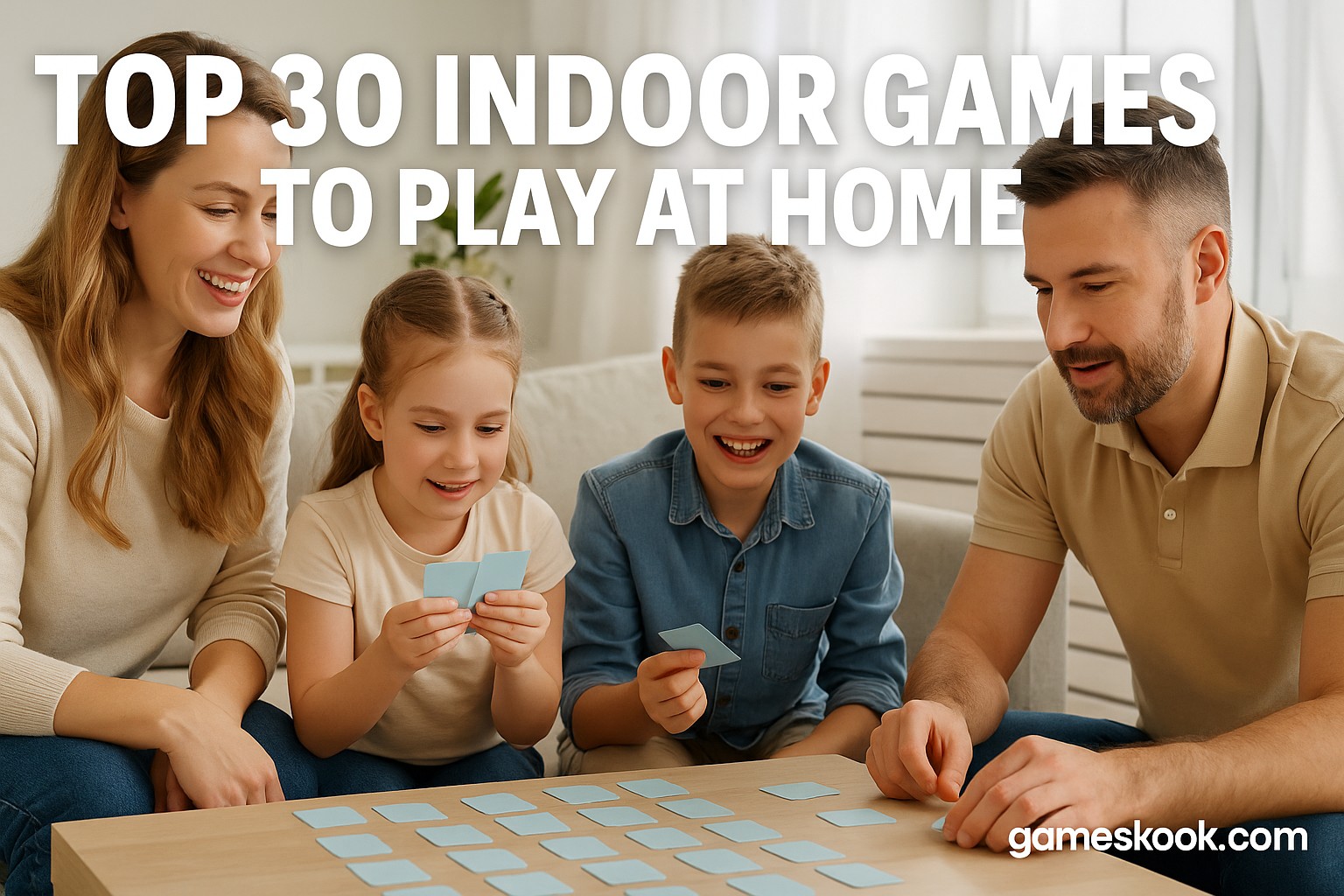 You are currently viewing Top 30 Indoor Games to Play at Home: Fun Ideas for All Ages