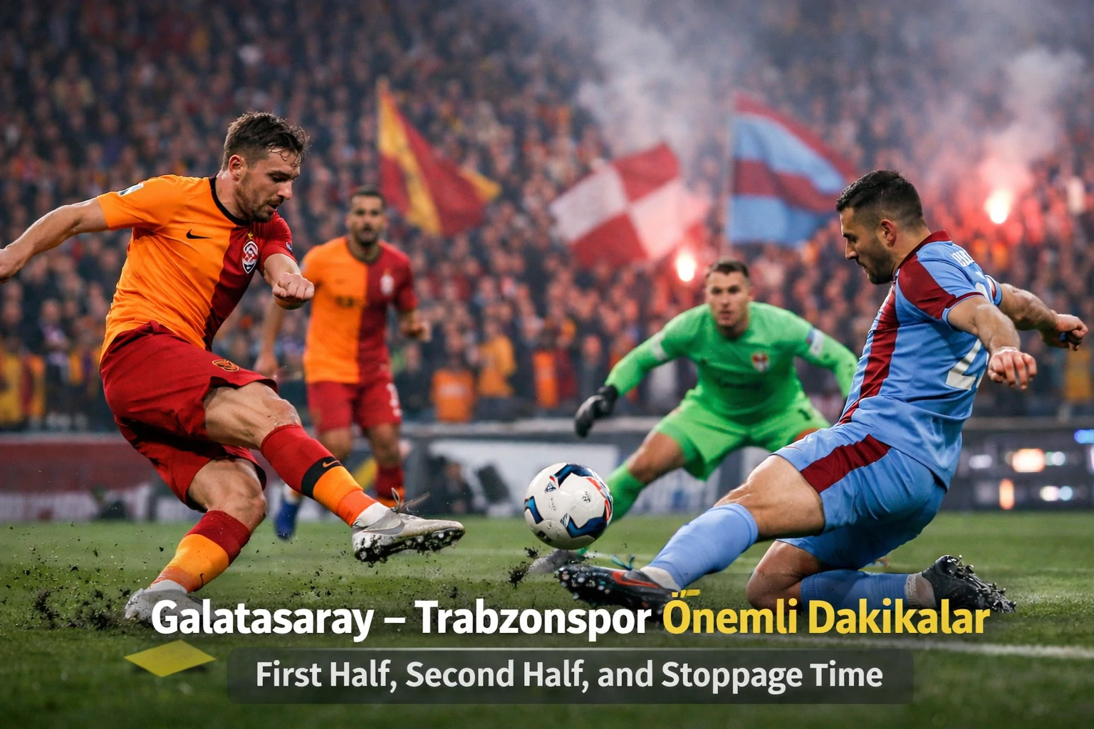 Galatasaray – Trabzonspor Önemli Dakikalar