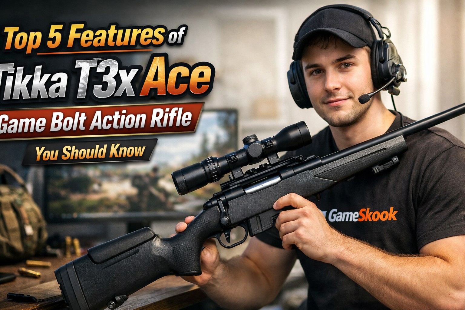 Tikka T3x Ace Game Bolt Action Rifle